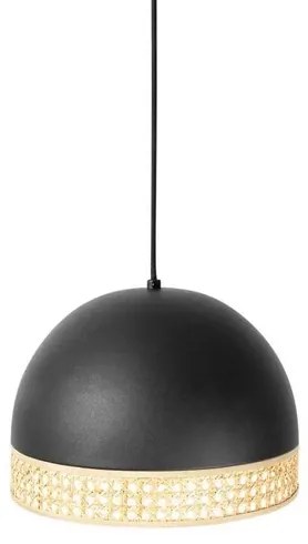 Lonnaris Lampada a Sospensione Black/Nature - Lindby