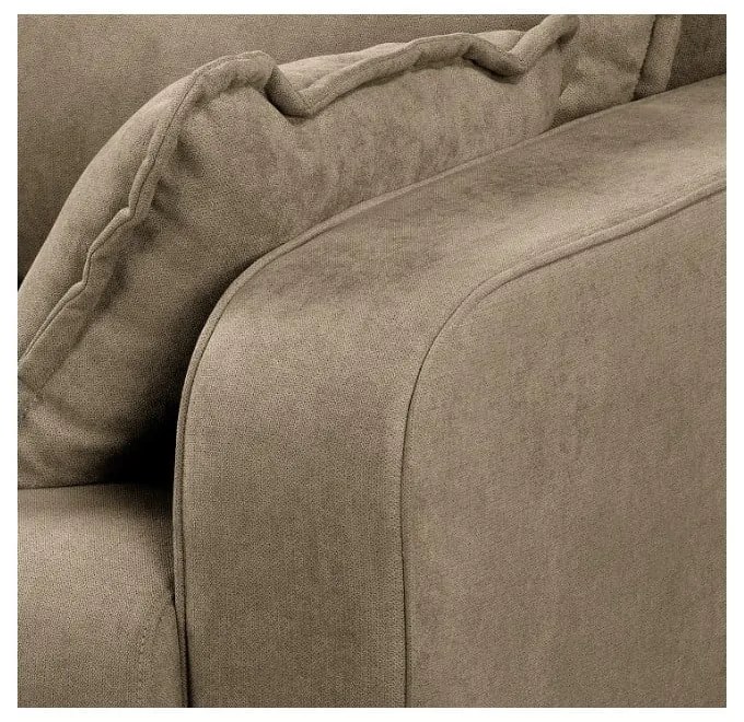 Divano marrone chiaro 193 cm Beata - Ropez