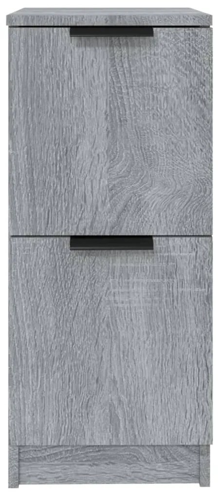 Credenza grigio sonoma 30x30x70 cm in legno multistrato