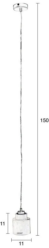 Apparecchio da soffitto grigio a sospensione - Zuiver