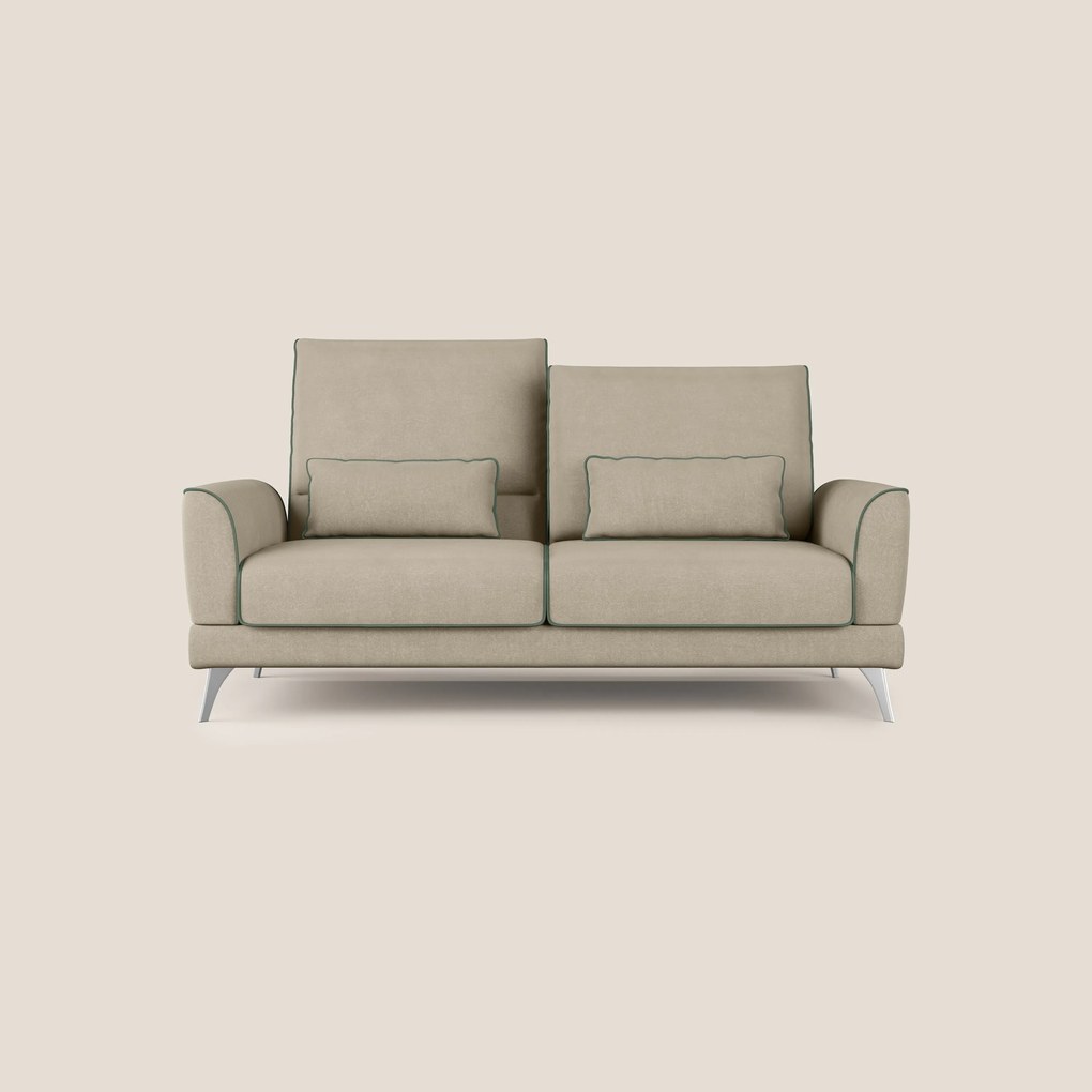 Tommy Divano relax bicolore con schienali traslanti in microfibra smacchiabile T11