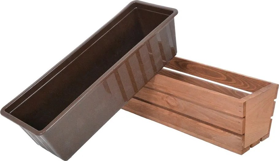 Fioriera in legno 51 cm Modern – Rojaplast