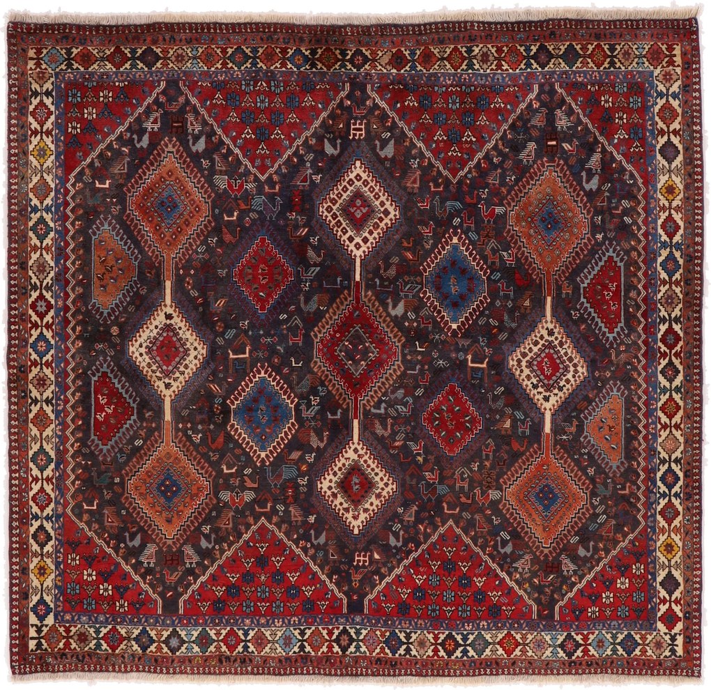 Yalameh Tappeto persiano 210 x 190 (Iran) Annodato A Mano