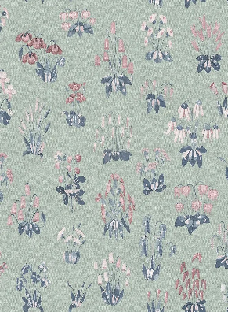 Little Greene Tapete Millefleur - Chambray
