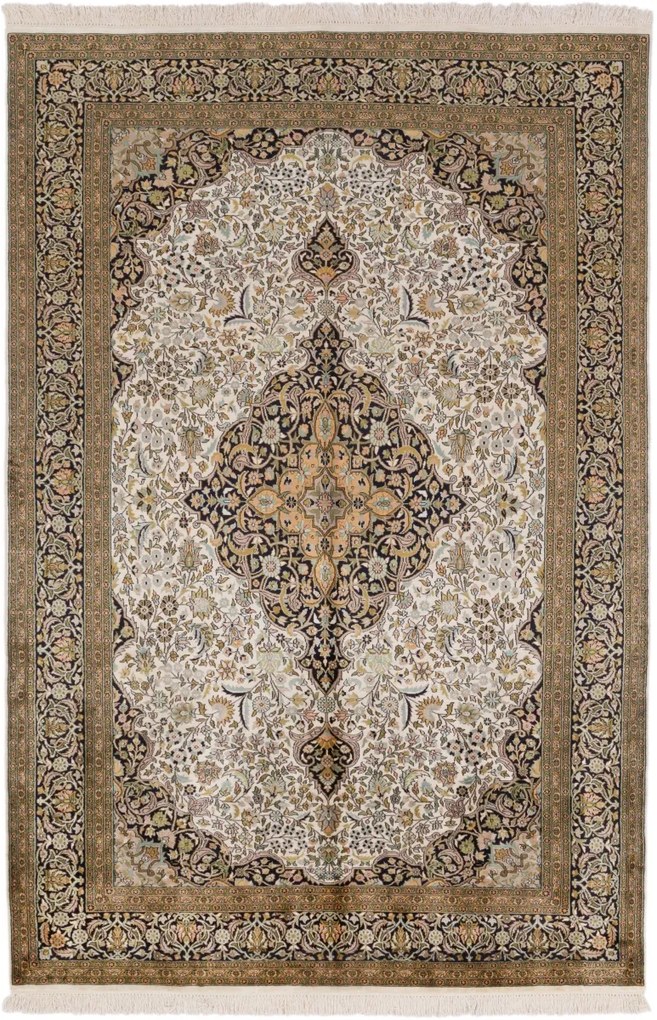 Cashmere Silk Tappeto orientale 280x180 (Indian) Annodato A Mano