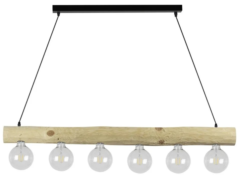 Spot-Light 69860604 - Lampadario a sospensione con filo TRABO 6xE27/60W/230V