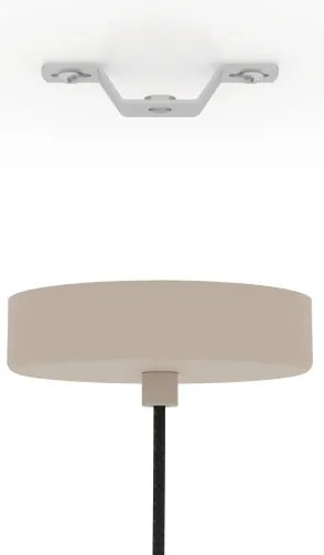 Eglo 390146 - Lampadario a sospensione con filo OLTAMAR 1xE27/40W/230V diametro 21 cm color crema