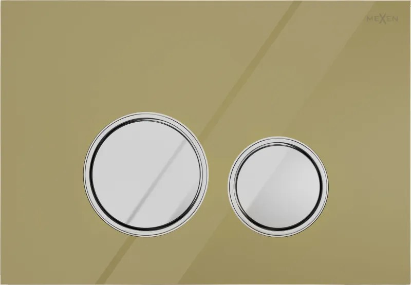 Mexen Fenix 06 pulsante di scarico, oro champagne - 600624