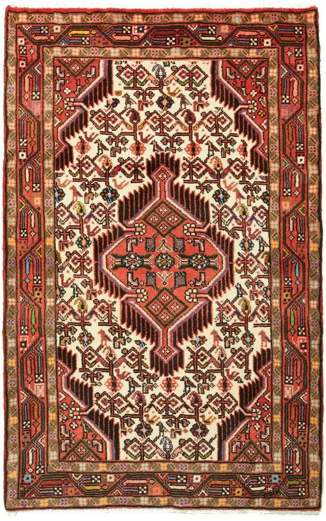 Hamedan Tappeto persiano 120x80 (Iran) Annodato A Mano