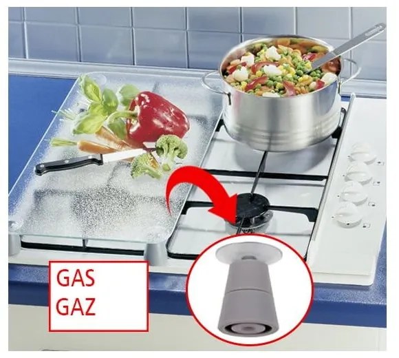 Set di 2 cappe da cucina in vetro con, 52 x 30 cm Spice - Wenko