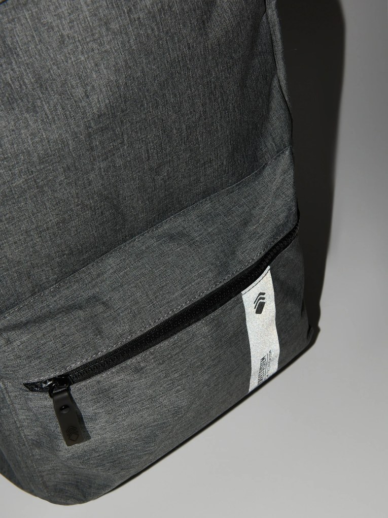 Sinsay - Zaino con elementi riflettenti - grigio chiaro