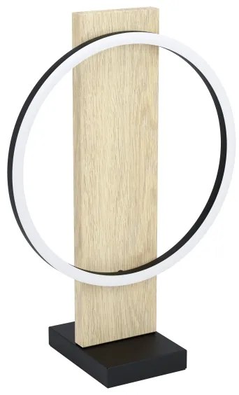 Eglo 901718 - Lampada da tavolo LED BOYAL LED/12W/230V 3000K beige/nero