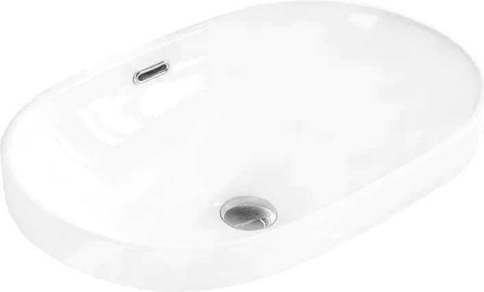 Mexen Viki lavabo da incasso 61 x 40 cm, bianco - 25356100