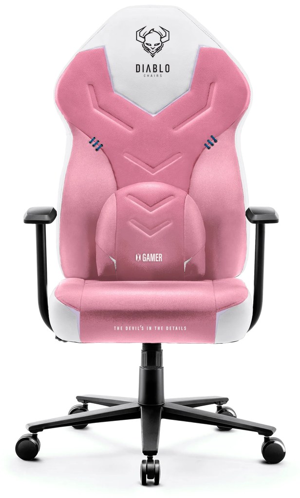 Sedia Da Gaming Diablo X-Gamer 2.0 Normal Size: Marshmallow Pink