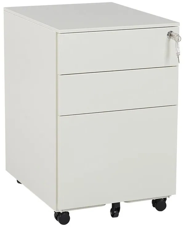 Classificatore metallo bianco sporco 39 x 50 cm CAMI Beliani