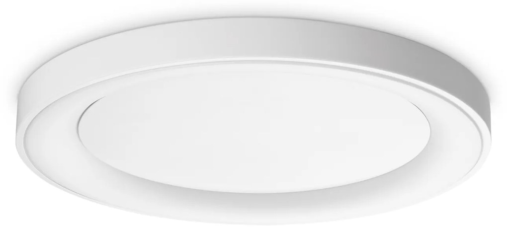 Plafoniera Contemporanea Planet Metallo Bianco Led Integrato 33W 3000K Ip20