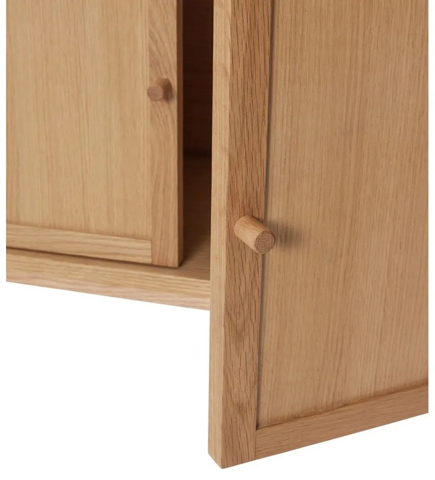 Mobiletto in rovere naturale 90x90 cm Dash - Hübsch