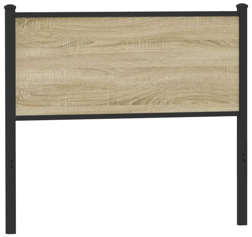 Testiera Sonoma 107 Cm İn Legno Multistrato E Acciaio /