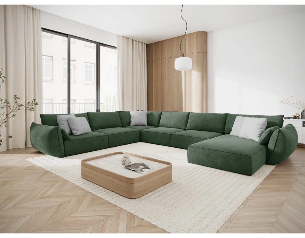 Divano angolare verde scuro (angolo sinistro) Vanda - Mazzini Sofas
