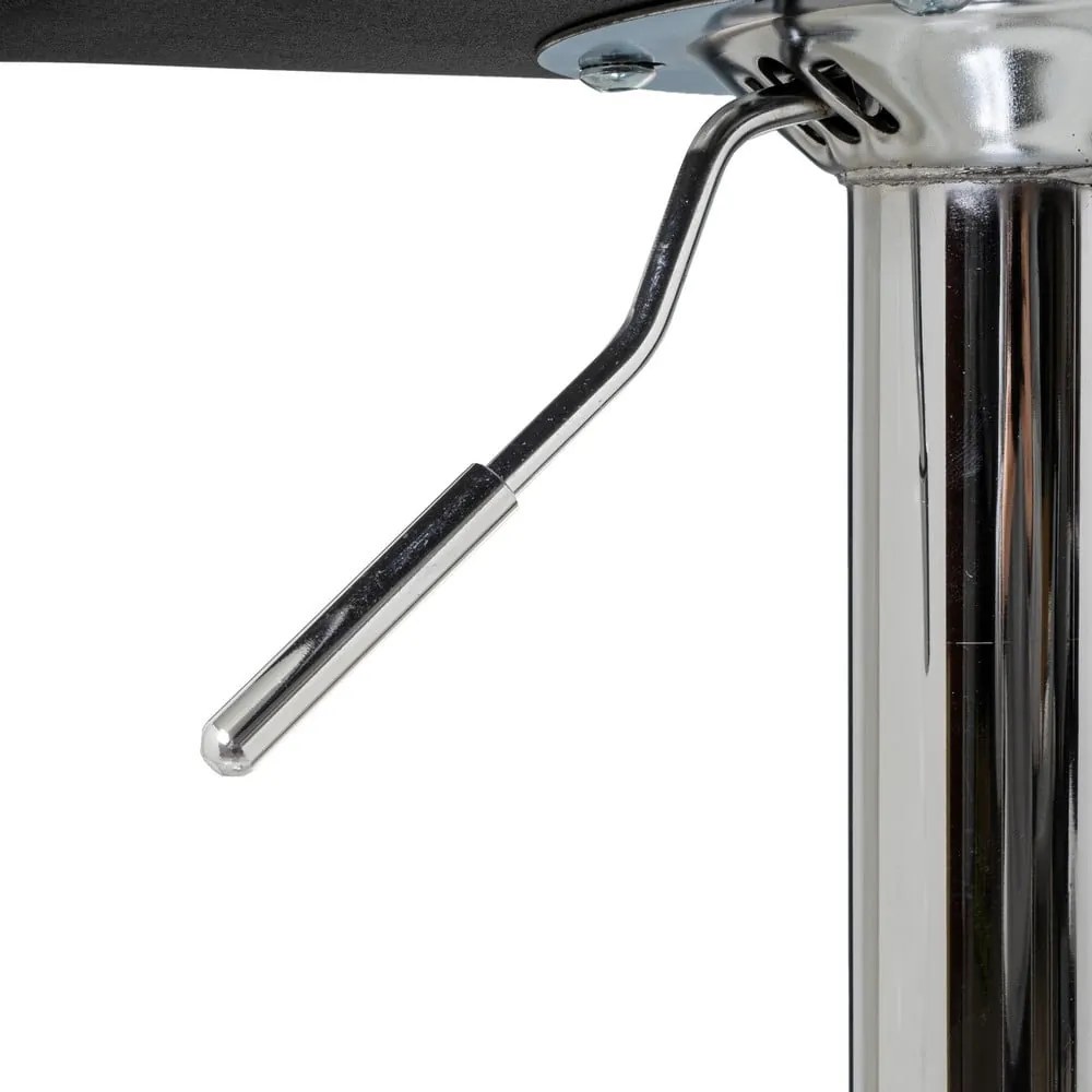 Set di sedie da bar nera in imbottito con altezza regolabile 2 pz (altezza della seduta 63 cm) – Casa Selección