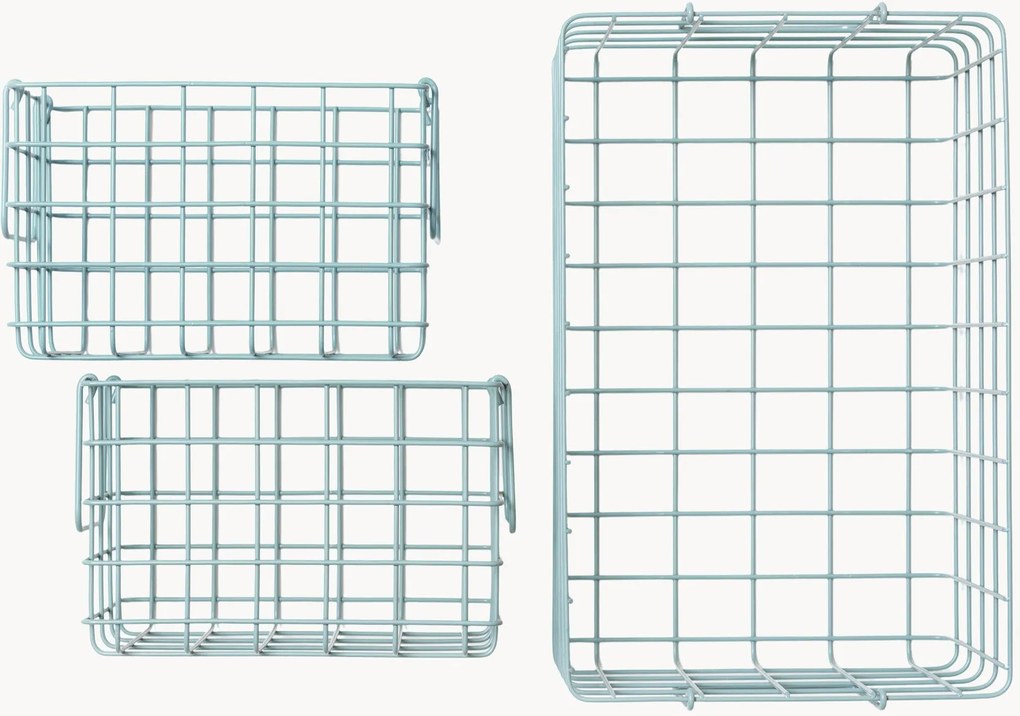 Set di 3 cestini in metallo Mustard Made