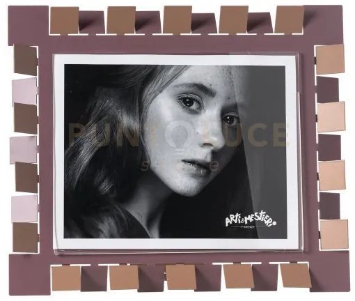 Portafoto vertigo maxi orizzontale mocha mousse,viola ametista