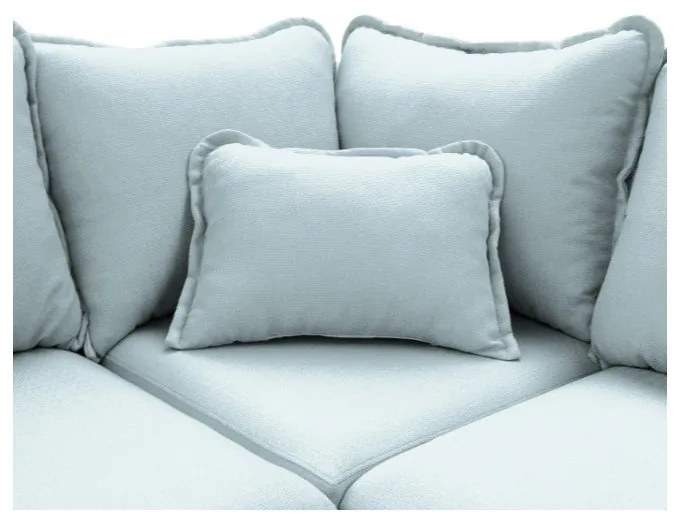 Divano angolare azzurro (angolo destro) Beata - Ropez