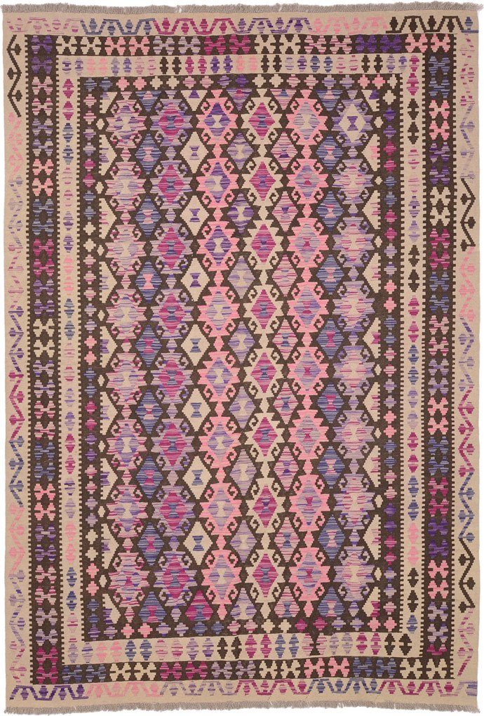 Kilim Tappeto 210 x 300 (Afghanistan) Tessuto A Mano