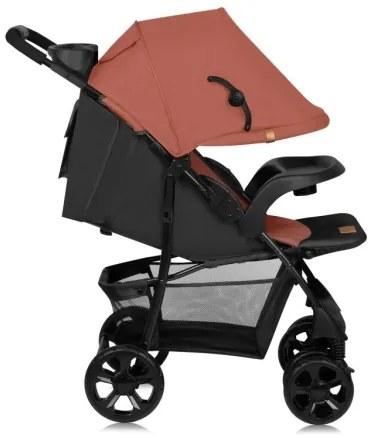 Lionelo - Passeggino EMMA PLUS color mattone/nero