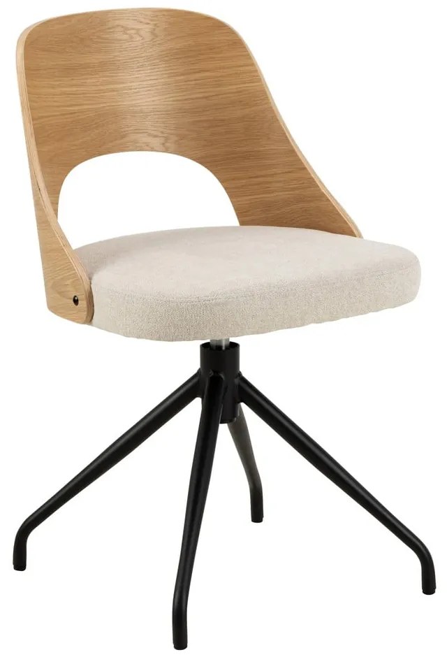 Sedia da pranzo beige/di colore naturale Lucy – Actona