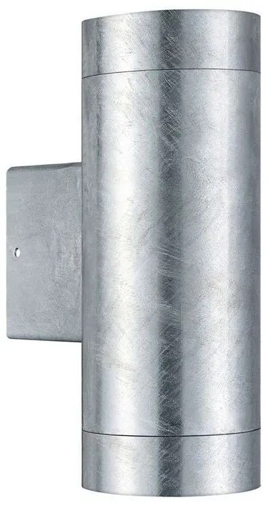 Tin Maxi Double Applique da Esterno Galvanized Steel- Nordlux
