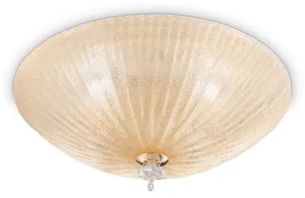 Lampada da soffitto shell pl4 ambra