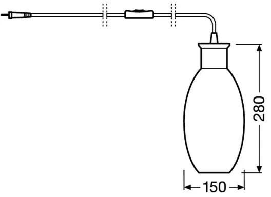 Ledvance - Lampada da tavolo GRAPE 1xE27/40W/230V rosa