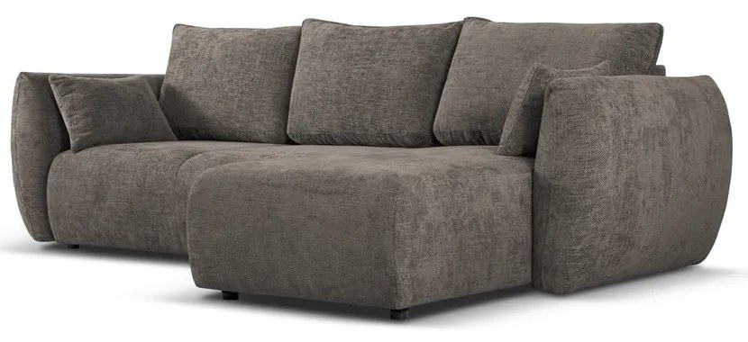 Divano angolare grigio (angolo destro) Matera - Cosmopolitan Design