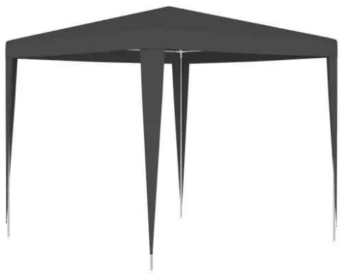 Gazebo Professionale 2,5x2,5 m Antracite 90 g/m²