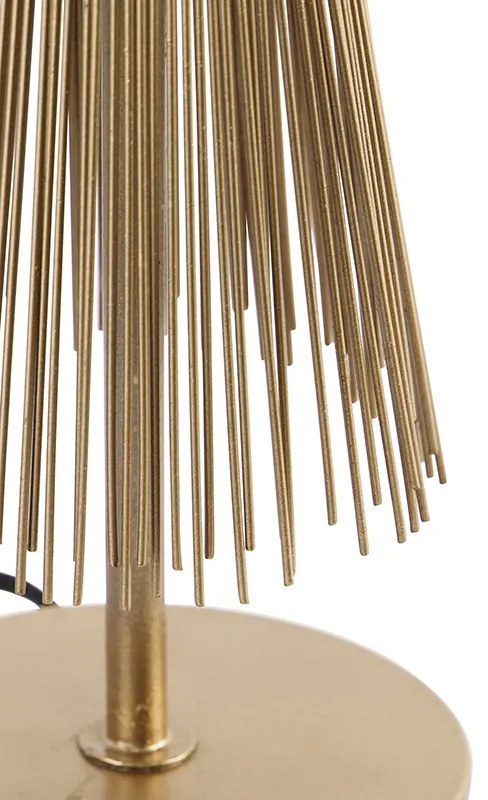 Lampada da tavolo in ottone rustica - Broom