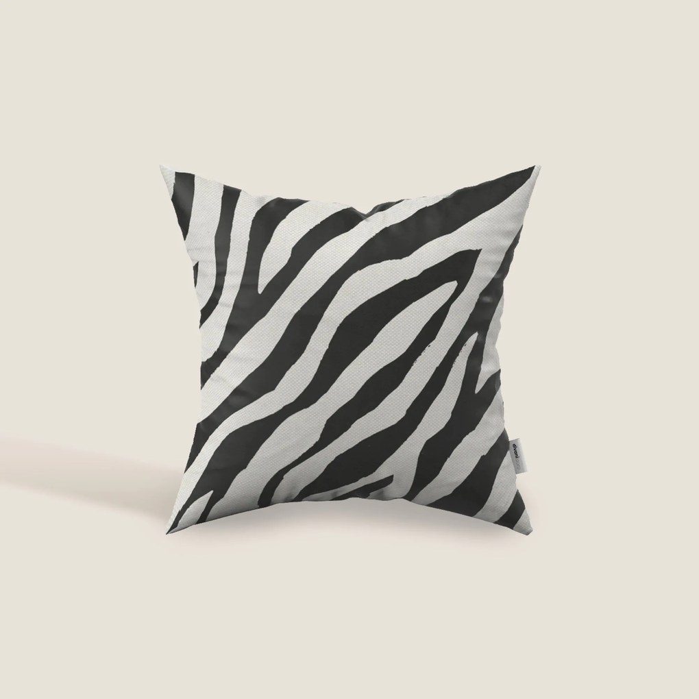 Stripe cuscini geometrici in tessuto Idrorepellente disponibile in diversi colori nero
