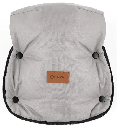 PETITE&amp;MARS-SET Coprigambe per bambini 4in1 ARCTIC + stroller mano muffs Champagne Shower