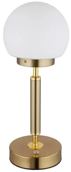 Globo 21033M-LED Lampada da tavolo ricaricabile HAKU LED/2,5W/5V 2700/4000/6500K ottone