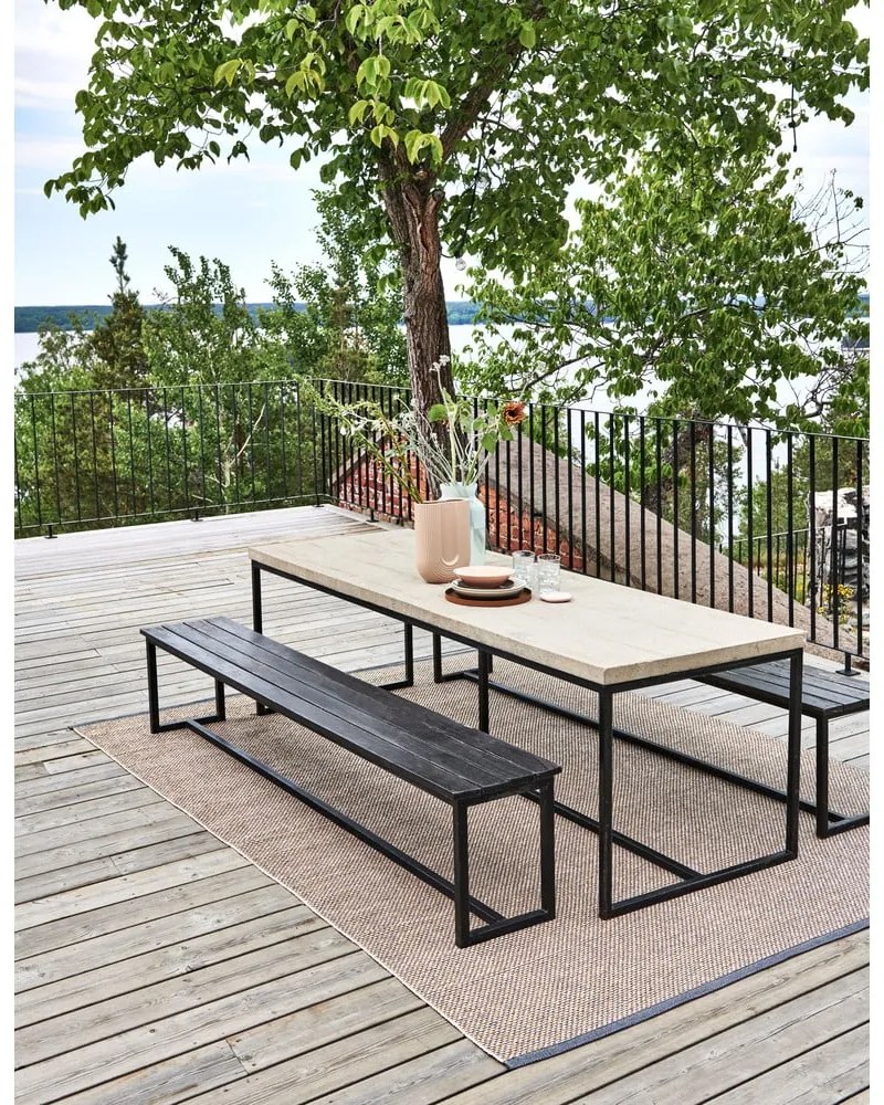 Tappeto da interno/esterno beige 85x160 cm Effi Granit – Pappelina