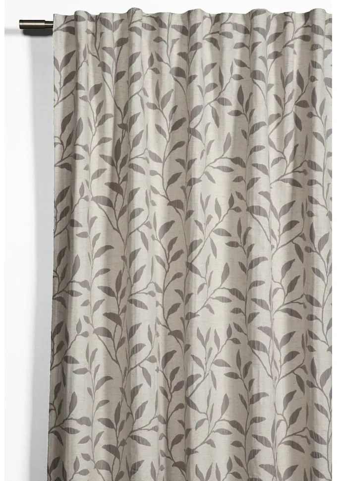 Tenda grigia/beige in misto lino 140x245 cm List – Sehlbach