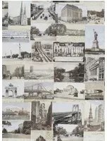 Tapete New York Postcard von Ralph Lauren - Multi