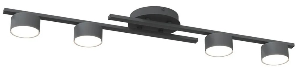 Lampada da soffitto in acciaio FRAGMENT 4 da interno 4xGX53