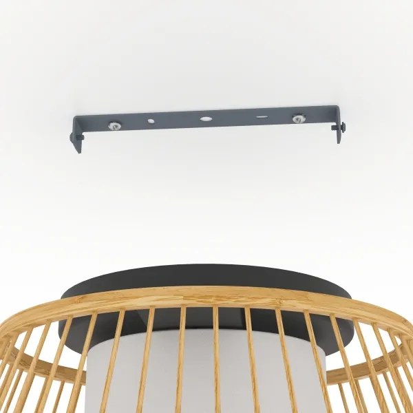 Eglo 390232 - Plafoniera MONTERROSO 1xE27/40W/230V bambù