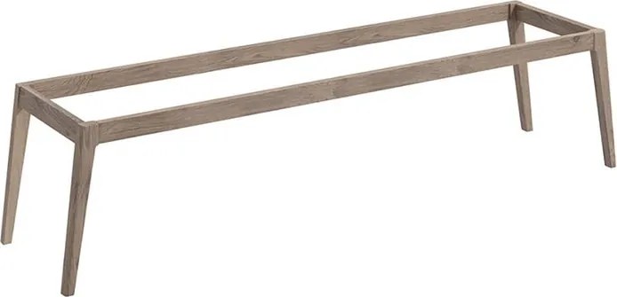 Gamba per mobili Kompas in legno rovere L 170 cm