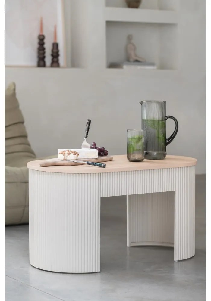 Panchina grigio chiaro Estriado – Leitmotiv