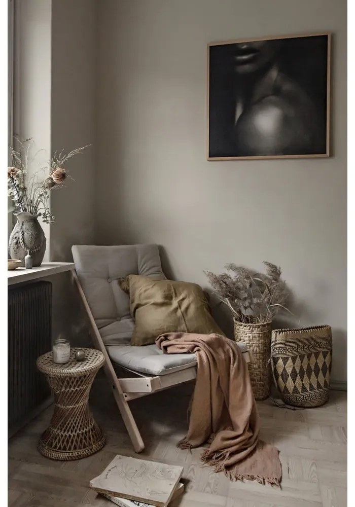 Sedia pieghevole Raw/Brown Boogie - Karup Design