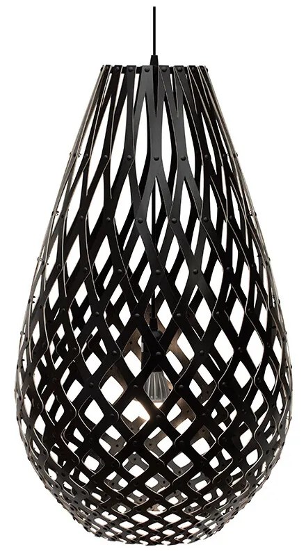 David Trubridge - Koura Lampada a Sospensione H120 2 Lati Nero David Trubridge