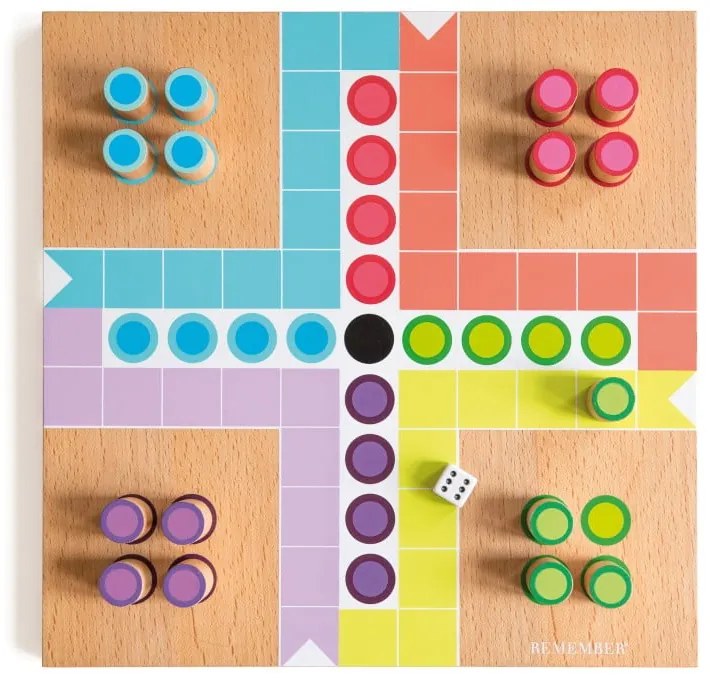 Gioco Uomo, non arrabbiarti , per 2-4 giocatori Patschisi - Remember