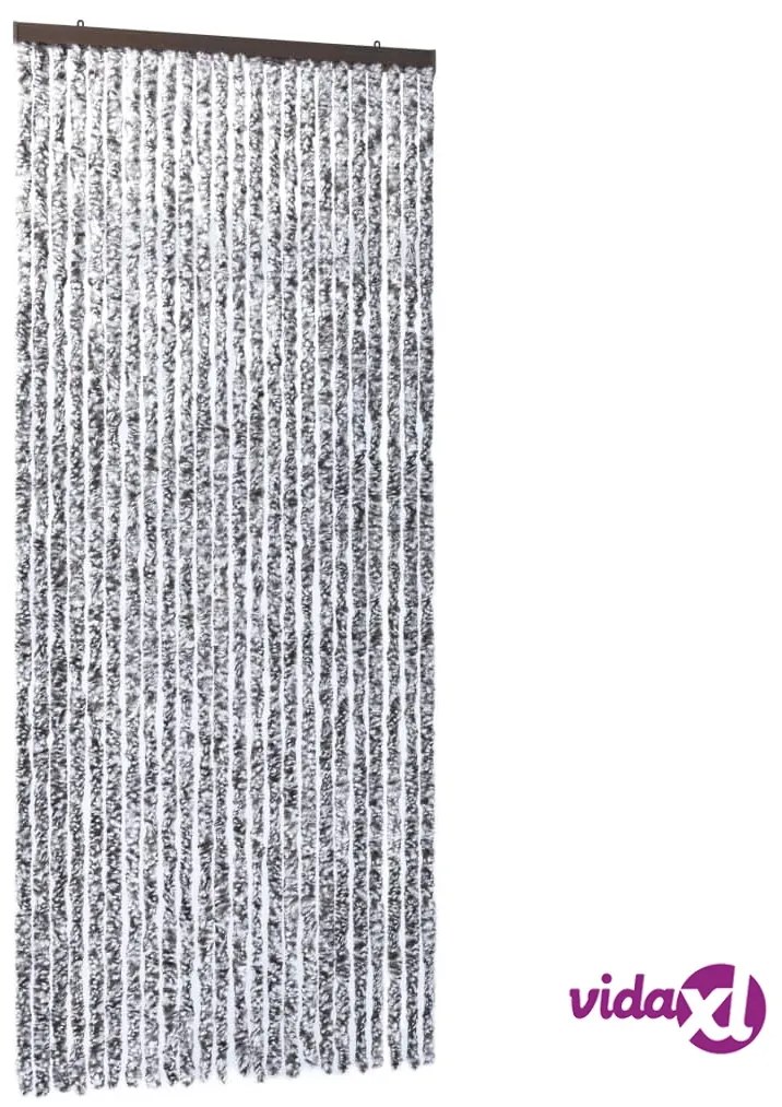 vidaXL Zanzariera Marrone e Beige 100x220 cm Ciniglia